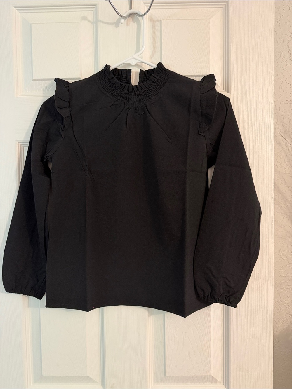 New black dress shirt girl 10-11